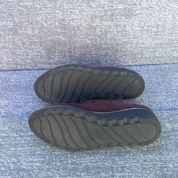 Clarks Women's Shoes 8,5 Puprle Plum Platform Wedge Fall "Sharon Dolly" - Picture 10 of 11